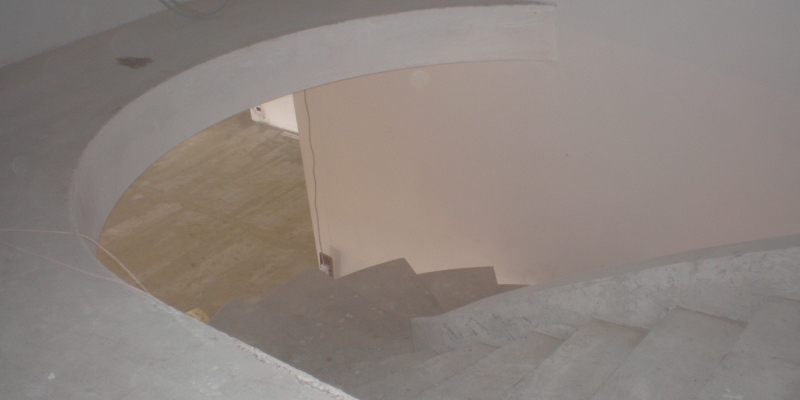 Монолитная лестница в коттеджном посёлке Первомайский